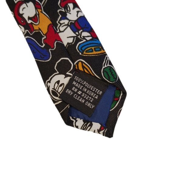 Balancine Inc Mickey Mouse Sports Mens Necktie Mickey And Co Ornate Tie Disney - Picture 8 of 8